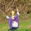 Bishop Hugh consecrating the churchyard extension 