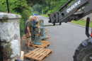 Bells in road ready for the trailer
